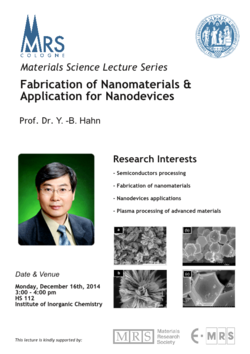 Announcement Materials Science Lecture Series